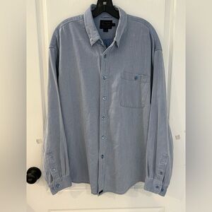 Tommy Bahama Indigo Palms Men’s Blue Casual Button-Down Shirt Size Extra Large